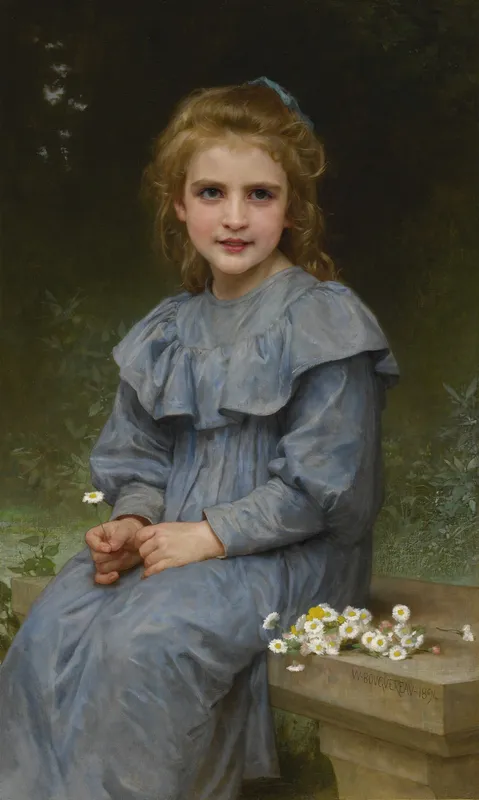 Pâquerettes  (1894) by William Bouguereau