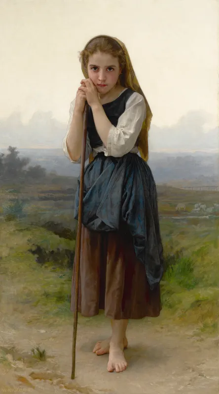 Petite Bergère (1891) by William Bouguereau