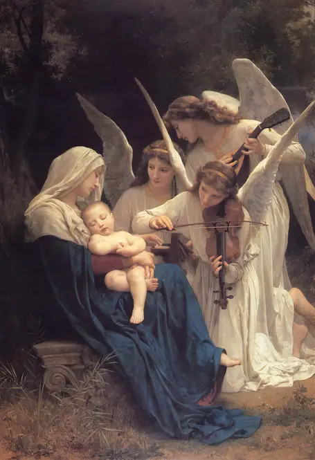 The song of the angels (1881) by William Bouguereau