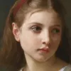 Une petite fille (1886)-d2 by William Bouguereau