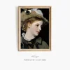 Portrait of a lady (1881)-frame by Karl Gussow
