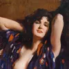 Verführerischer Blick-d2 by Leopold Schmutzler