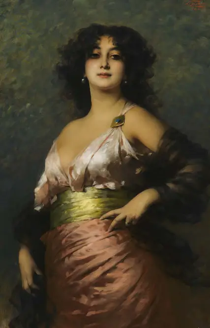 An Exotic Beauty (1900) by Nathaniel Sichel