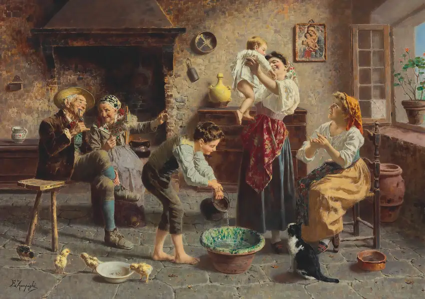 Bath Time by Eugenio Zampighi