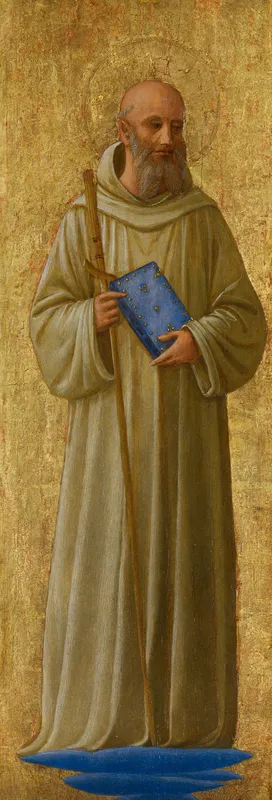 Saint Romuald (c. 1440)-full by Fra Angelico