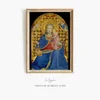 Virgin of Humility (1435)-frame by Fra Angelico