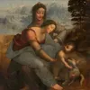 The Virgin and Child with St. Anne-full by Leonardo da Vinci