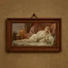 Portrait of Anna Lampel (d. 1800), actress (1800)-frame by Marcello Bacciarelli