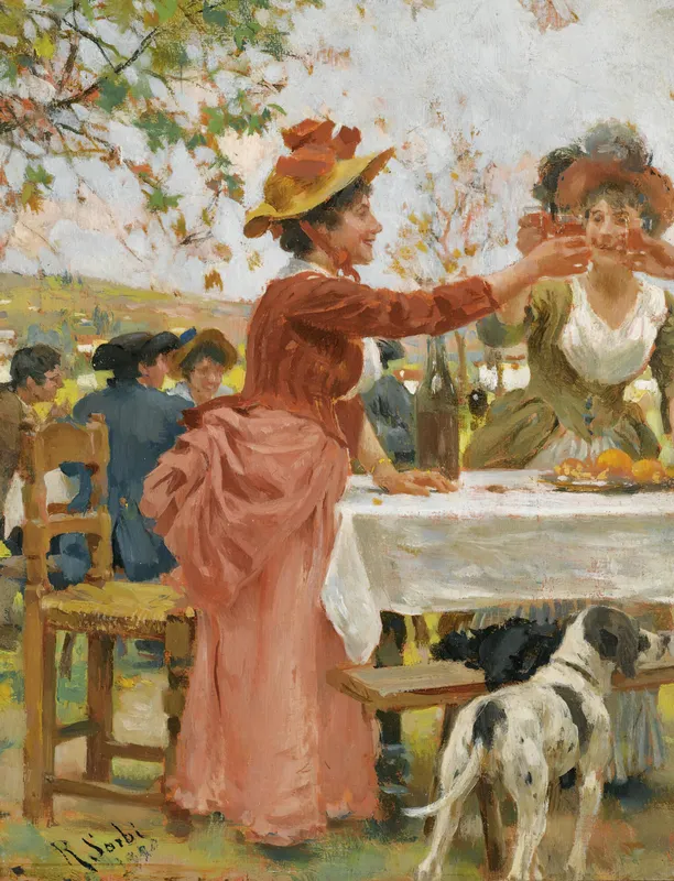 Festivities in the campagna (1920)-full by Raffaello Sorbi