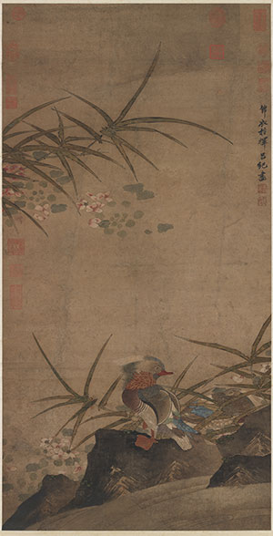 A Silent Love Tragedy in Ming Art: Why Did Lü Ji Separate the Ducks? Mandarin duck scroll