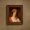 A fashionable beauty-frame by Albert Lynch