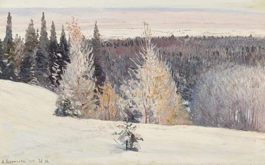 Winter (1913) by Alexandr Borisov