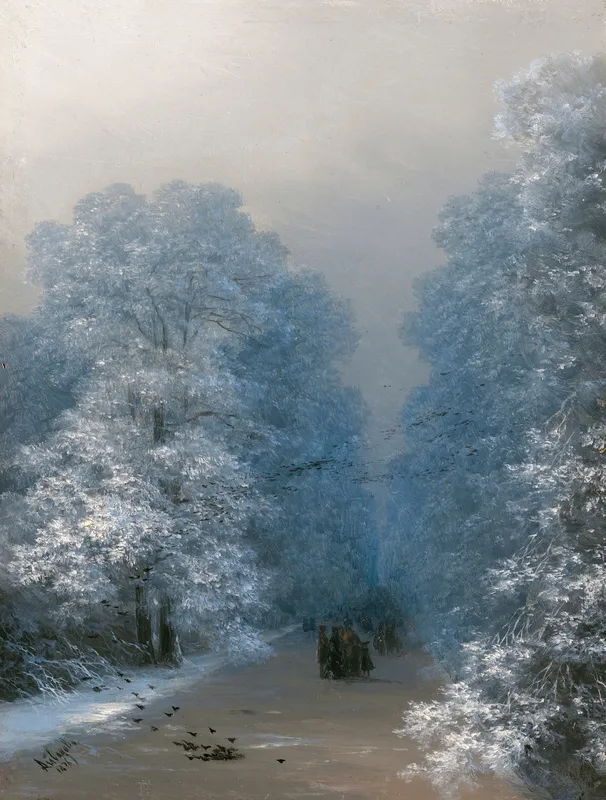Winter Landscape (1876) by Ivan Konstantinovich Aivazovsky