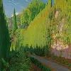 Jardín De Sa Coma. Valdemosa (Garden Of Sa Coma, Valdemosa)-full by Santiago Rusiñol