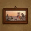 A Dance At Sunset-frame by Otto Pilny