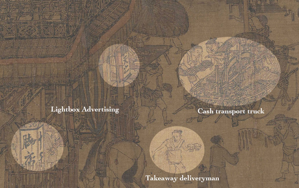 In-depth exploration of Along the River During the Qingming Festival. Zhang Zeduan. Along The River During The Qingming Festival 17